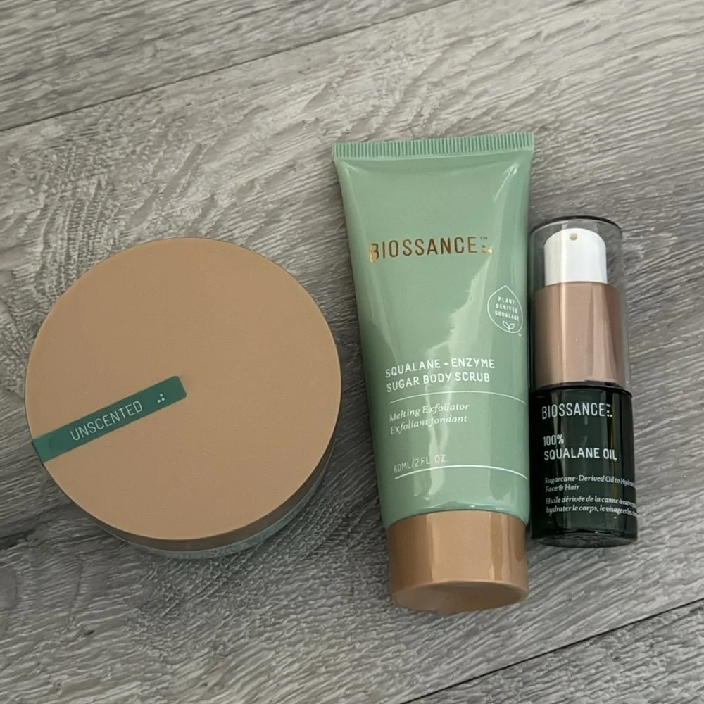 Biossance Smooth Start Body Set Travel Size
